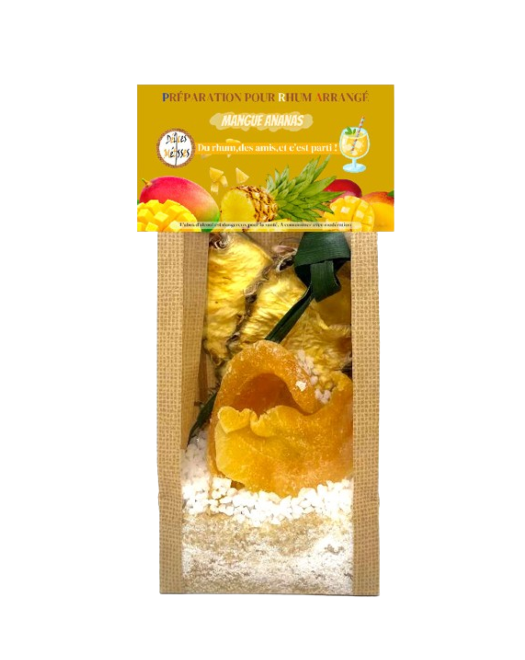 NOUVEAU ! Préparation pour Rhum arrangé Mangue Ananas "Pocket"