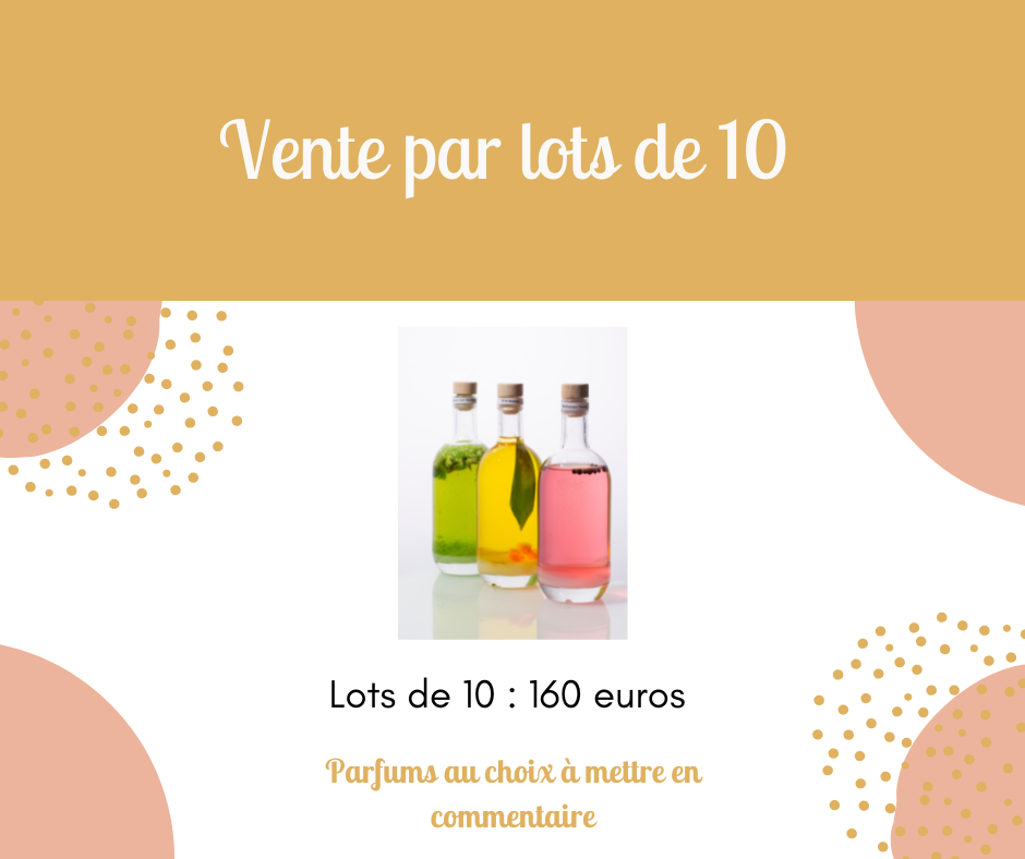 Lot de 10 préparations pour vodka arrangé 50 CL