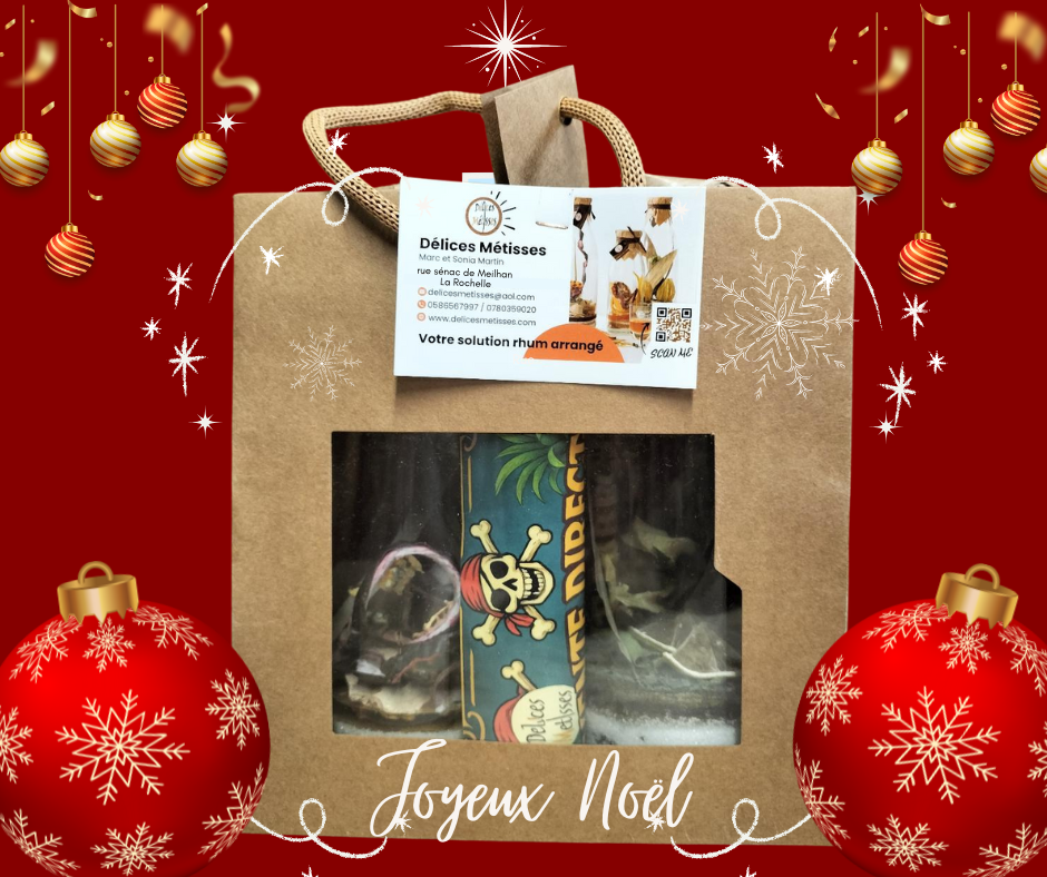 Coffret préparation pour rhum arrangé 2 X 50cl